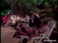 Corporate party of porn actors about success of the new movie quickly turned into hardcore banging