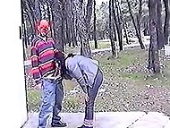 Masked maniac threatens to smoking Croatian woman with gun forcing her to suck cock