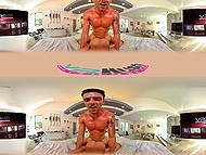 Sweaty guy tries to satisfy his insatiable girlfriend who moans for every penetration