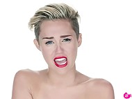 190px x 143px - Funny porn clip featuring Miley Cyrus getting fucked in ...
