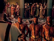 190px x 143px - Scenes of group sex and crazy lust from movie 'Spartacus ...