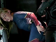Sexy girl was penetrated into every hole by alien and had face covered with Martian sperm