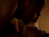 Wonderful bed scene with participation of dark-haired colleen and her new tender paramour