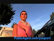 Amateur MILF immediately agrees to have sex with handsome stranger in front of the camera