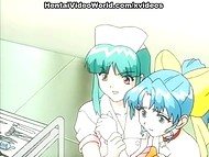 Great hentai video with dreamy babe with big boobs getting her pussy examined at the doctor’s office