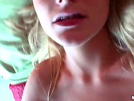 Amazing girlfriend with round ass likes when bf pervades both of her tiny holes